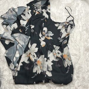 Lulus floral jumpsuit